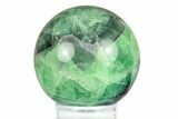 Colorful Banded Fluorite Sphere - China #284405-1